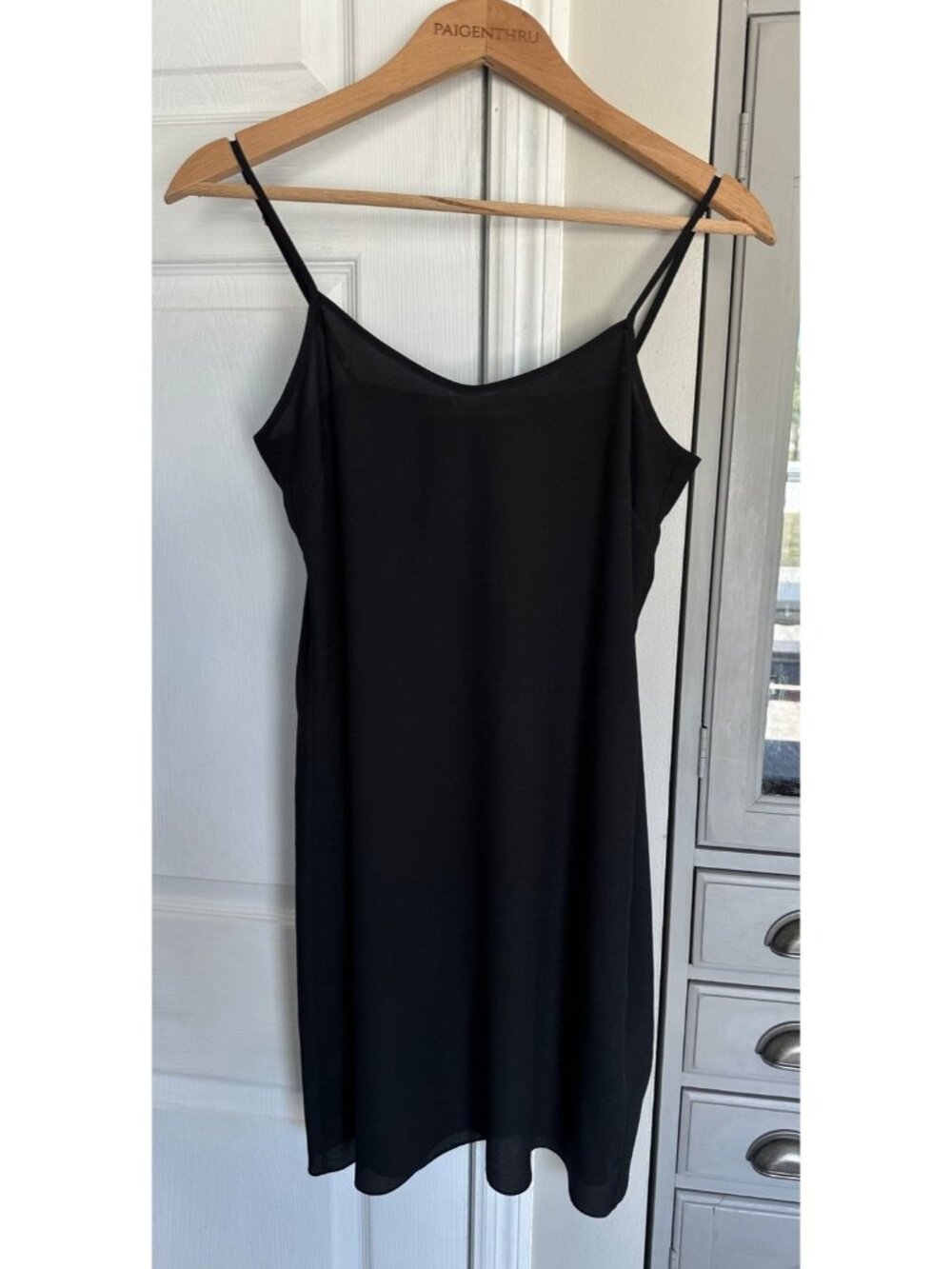 Dorothee Schumacher Black Slip Dress Size 1 Shell Layer